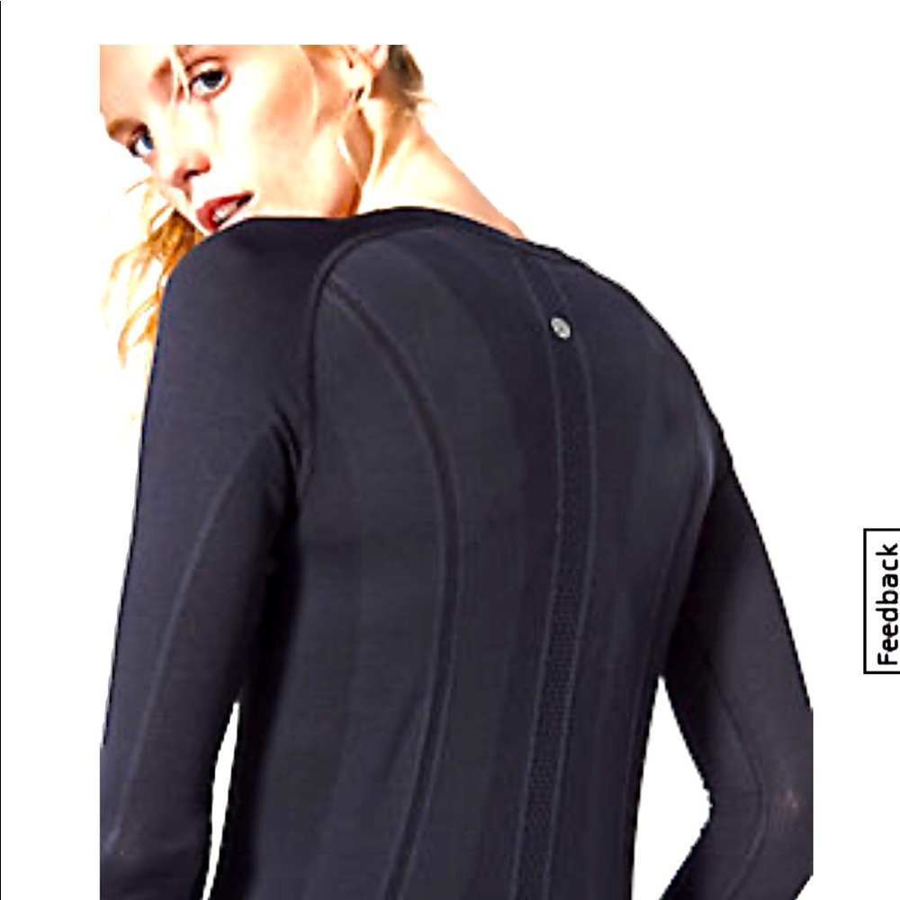 Lululemon Swiftly Tech Long Slv - Midnight Navy- 2